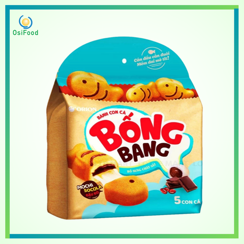 Bánh cá bống bang Orion Mochi Socola Đậu đỏ gói 145g