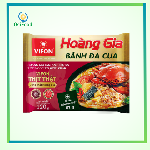 Bánh đa cua Vifon Hoàng Gia 120g