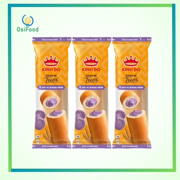 Bánh mì tươi Kinh Đô nhân khoai môn 90g