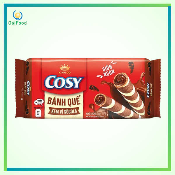 Bánh quế Cosy Kinh Đô vị Kem Socola túi 126Gr