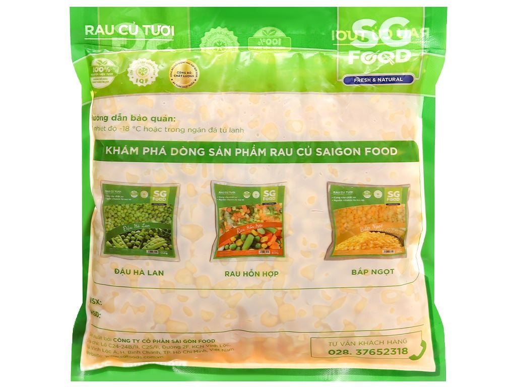  Bắp ngọt SG Food 500g 