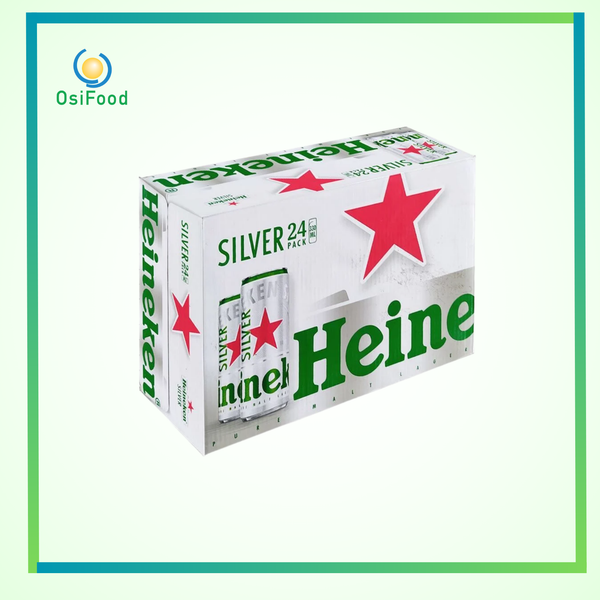 Bia Heineken Silver lon 24x330ml