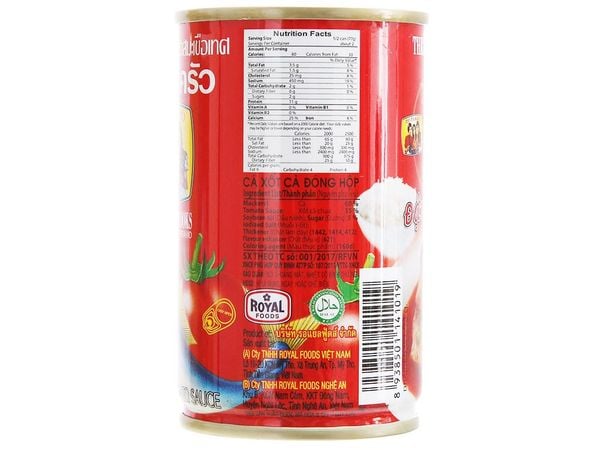 Cá nục xốt cà 3 cô gái 155g (có khóa)​​​​​​​