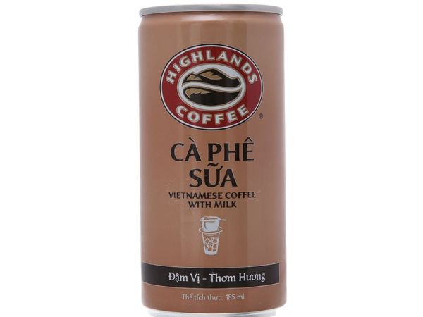 Cà phê sữa Highlands 185ml