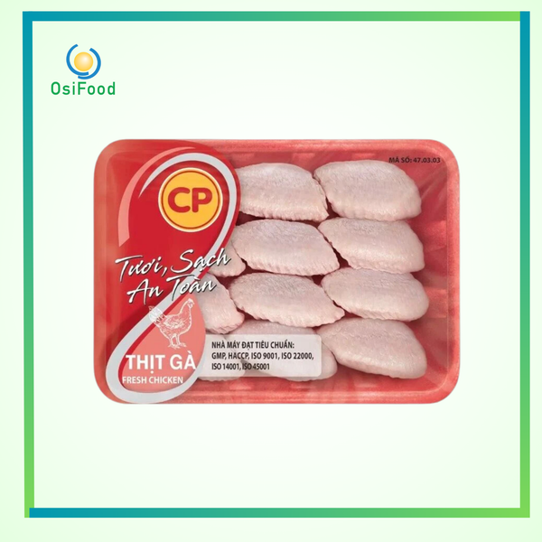 Cánh Gà Giữa Tươi 500g Khay CP