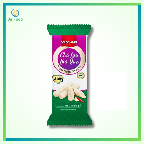 Chả lụa thủ que Vissan gói 80g