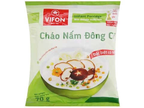 Cháo nấm đông cô Vifon gói 70g (có gói nấm thật 27g)
