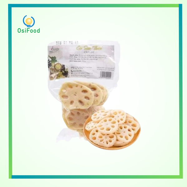 Củ sen tươi cắt lát Senta (250G)