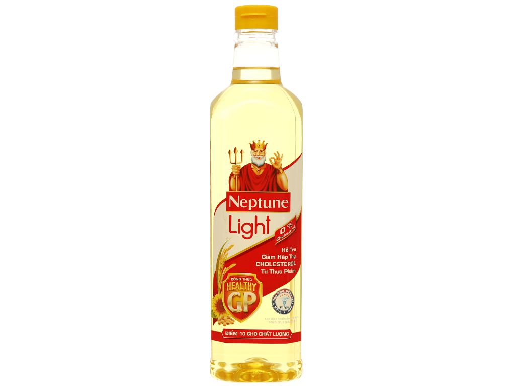  Dầu ăn thượng hạng Neptune Light chai 1 lít 