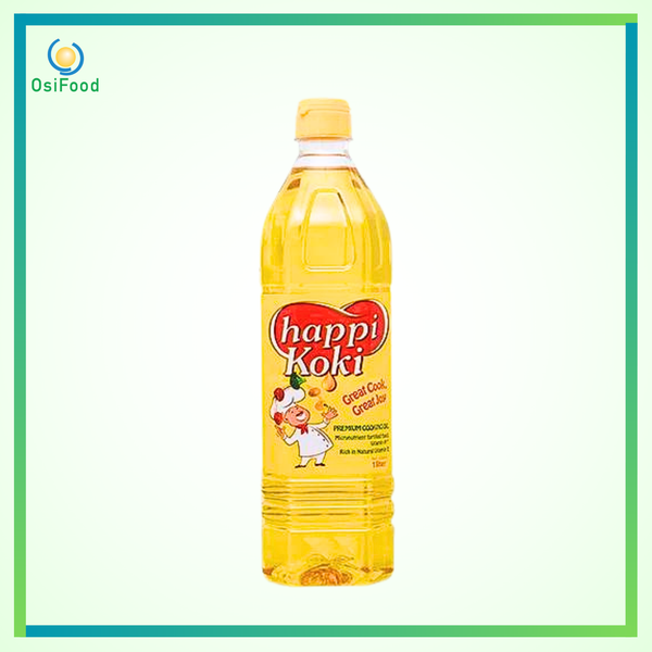 Dầu ăn Happi Koki chai 1L