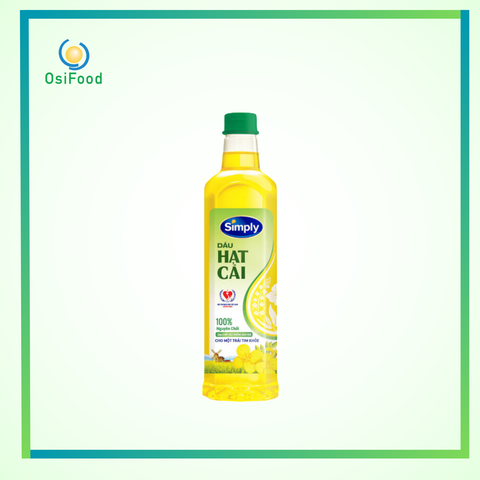 Dầu ăn Simply hạt cải 1 lít