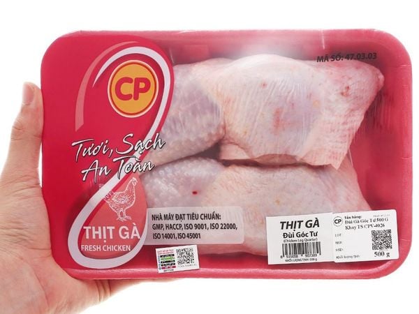 Đùi Gà Góc Tư Tươi 500g Khay CP