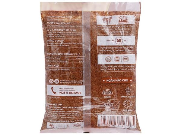 Đường đen Nữ Hoàng Biên Hòa gói 1kg