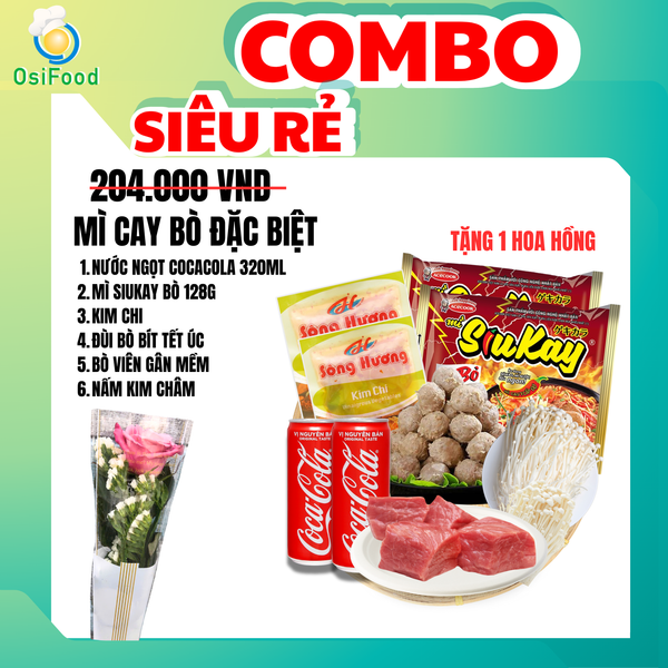 COMBO MÌ CAY BÒ ĐẶC BIỆT