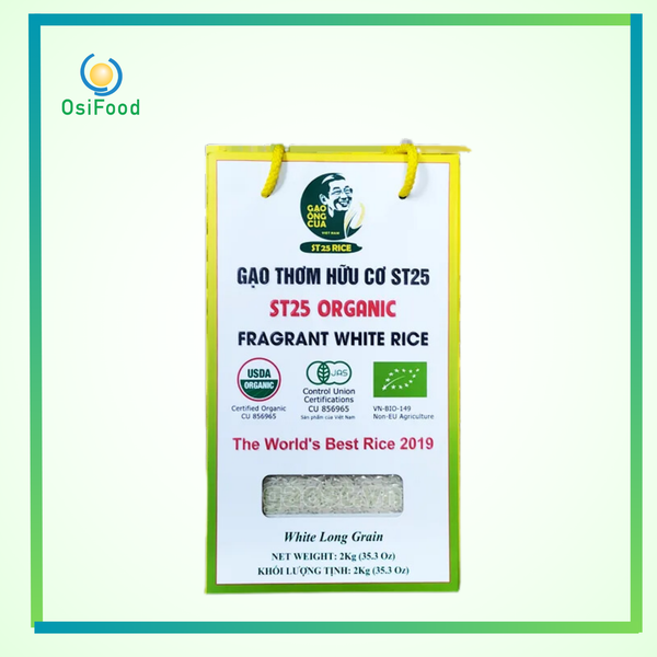 Gạo hữu cơ đặc sản Sóc Trăng Hộp 2kg