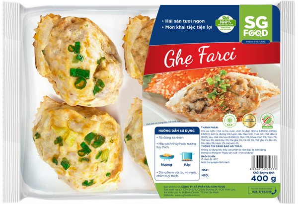  Ghẹ Farci SG Food 400g 