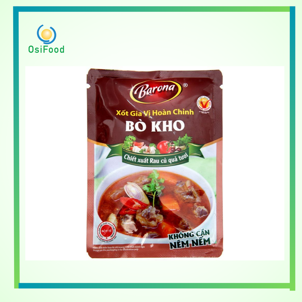 Gia vị Bò Kho 80G - Barona
