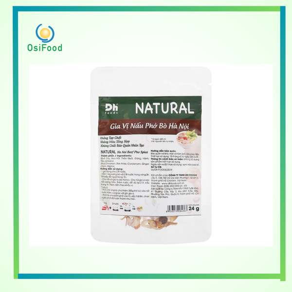 Gia vị nấu phở bò Hà Nội DHF Natural gói 24g