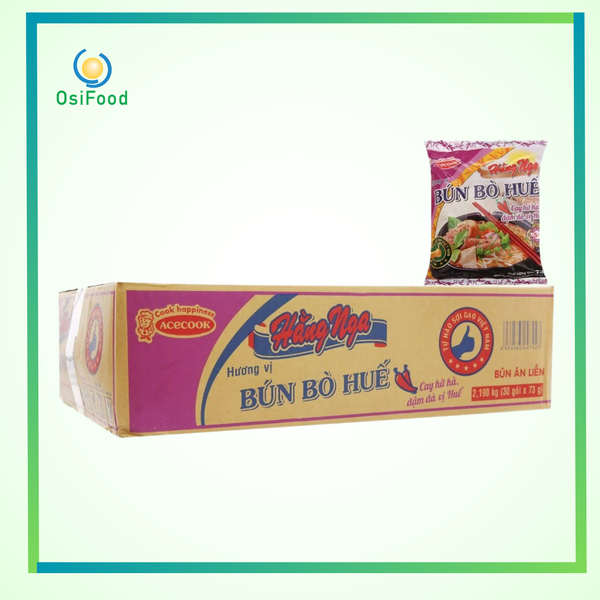 Hằng Nga - Bún Bò Huế thùng 30 gói