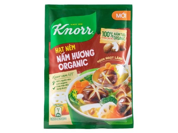 Hạt nêm Knorr Chay Nấm Hương Organic 170g