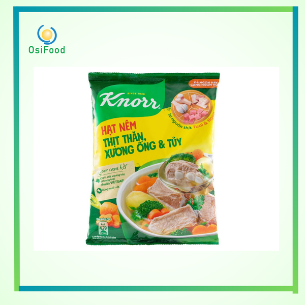 Hạt nêm thịt thăn, xương ống, tủy Knorr gói 900g