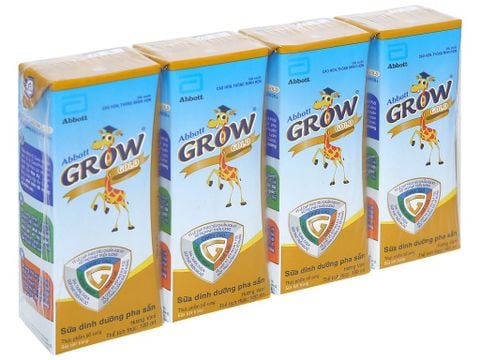 Sữa Grow Gold hương vani lốc 4x180ml