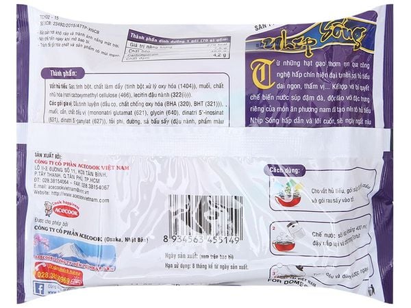 Hủ tiếu Nam Vang Nhịp Sống gói 70g