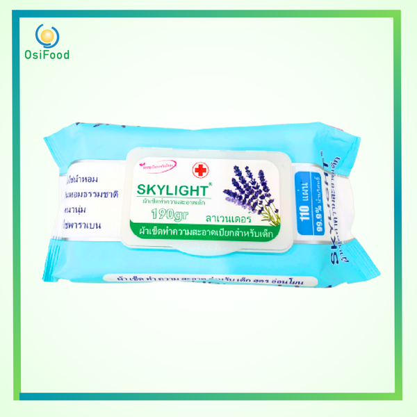 Khăn ướt cao cấp Skylight hương Lavender 110m