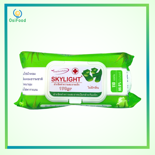Khăn ướt cao cấp Skylight hương Nha Đam không mùi 110m