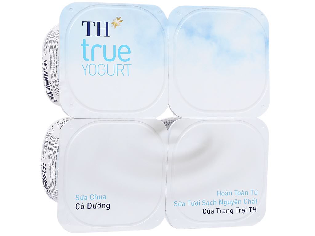  Sữa chua ăn TH True Milk có đường 4x100g 