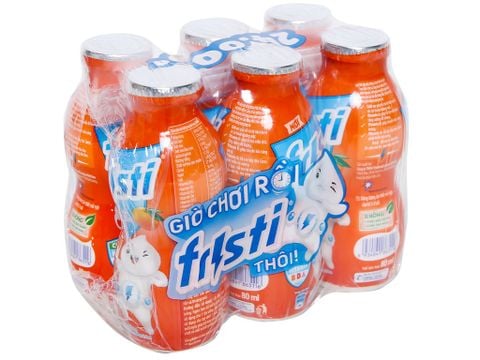 Sữa dinh dưỡng Fristi cam lốc 6 hộp 80ml