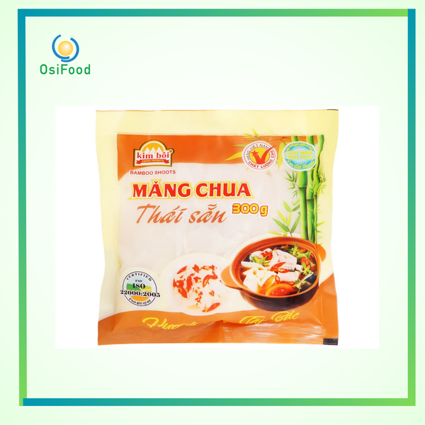 Măng chua thái sẵn Kim Bôi gói 300g