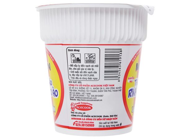 Mì Modern lẩu thái tôm ly 67g