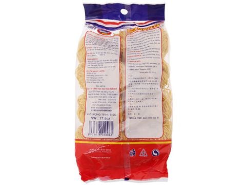 Mì trứng sợi nhỏ Safoco gói 500g