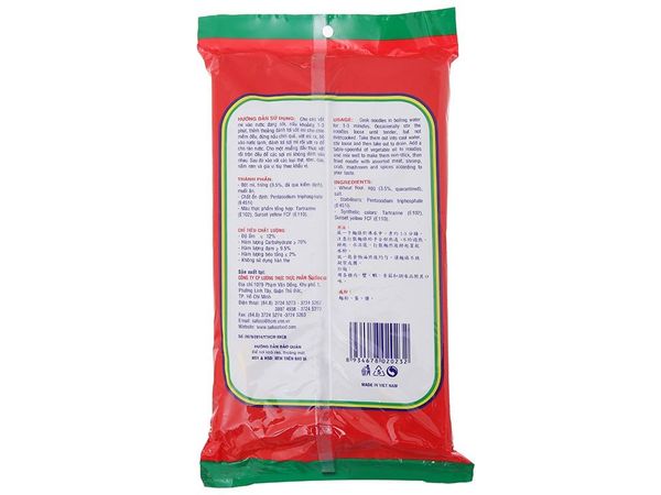 Mì xào cao cấp Safoco gói 500g