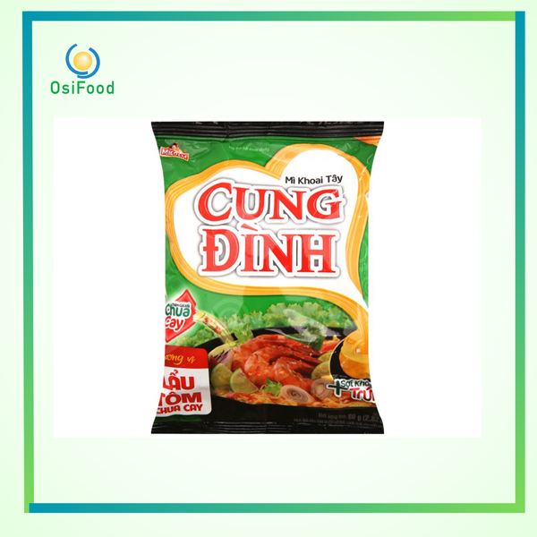 Mì khoai tây Cung Đình lẩu tôm chua cay 85g