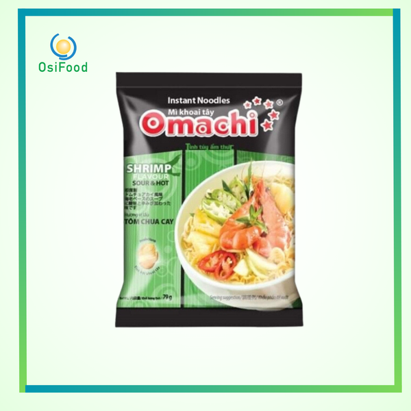 Mì khoai tây Omachi tôm chua cay gói 80g