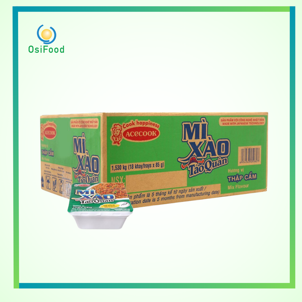 Mì xào Táo quân - Thập cẩm thùng 18 hộp