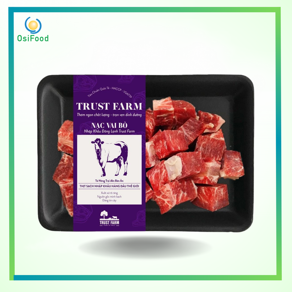 Nạc vai bò Trust Farm nhập khẩu đông lạnh 300g