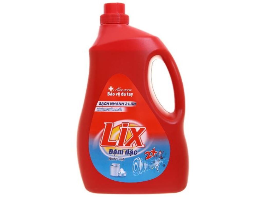  Nước giặt Lix đậm đặc 3.8kg chai 