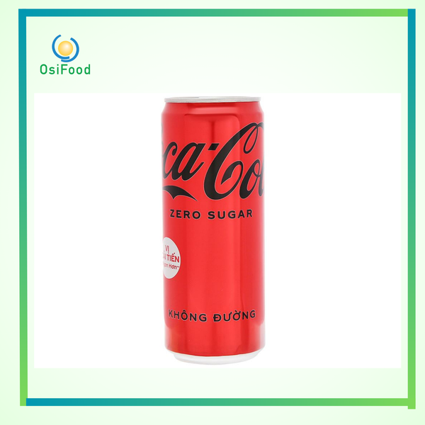 Nước ngọt Coca không đường 320ml lon