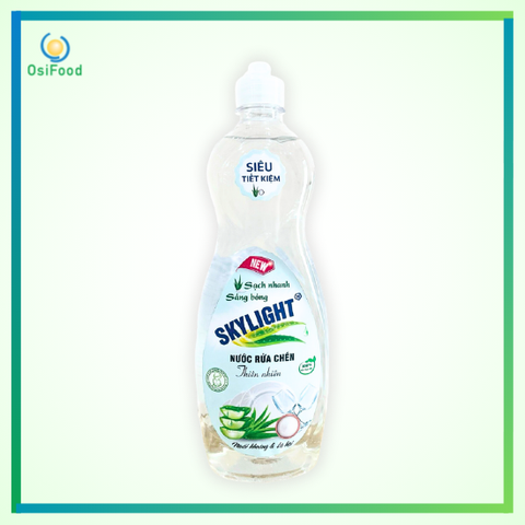 Nước rửa chén Skylight muối và lô hội 800ml