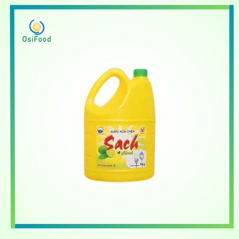 Nước rửa chén Sạch hương chanh 4 kg