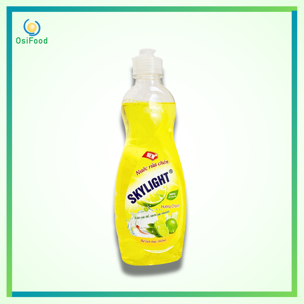 Nước rửa chén Skylight hương chanh tươi 800ml