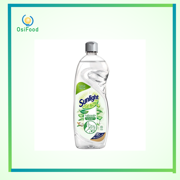 Nước rửa chén Sunlight muối lô hội 370g