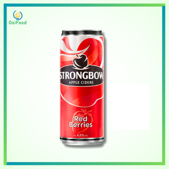 Nước táo lên men StrongBow vị dâu 330ml