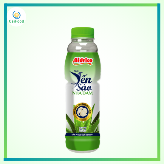 Nước Yến Sào Nha Đam Bidrico chai 500ml