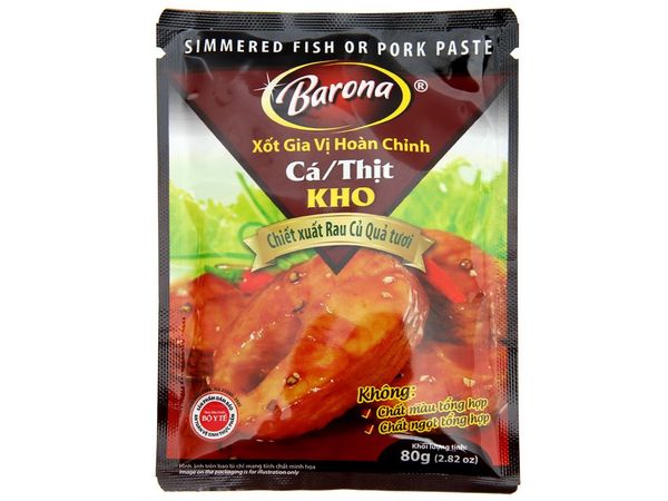 Gia vị kho thịt cá 80g  Barona