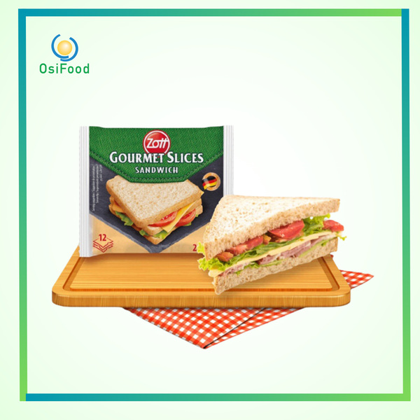 Phô mai lát Zott Sandwich gói 200g (12 lát)