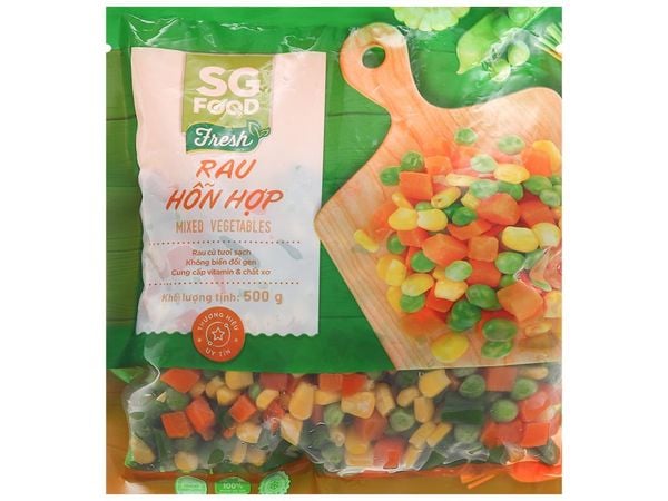 Rau hỗn hợp SG Food 500g